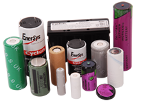 custom built batteries using various cells to suit voltage & capacity requirements
